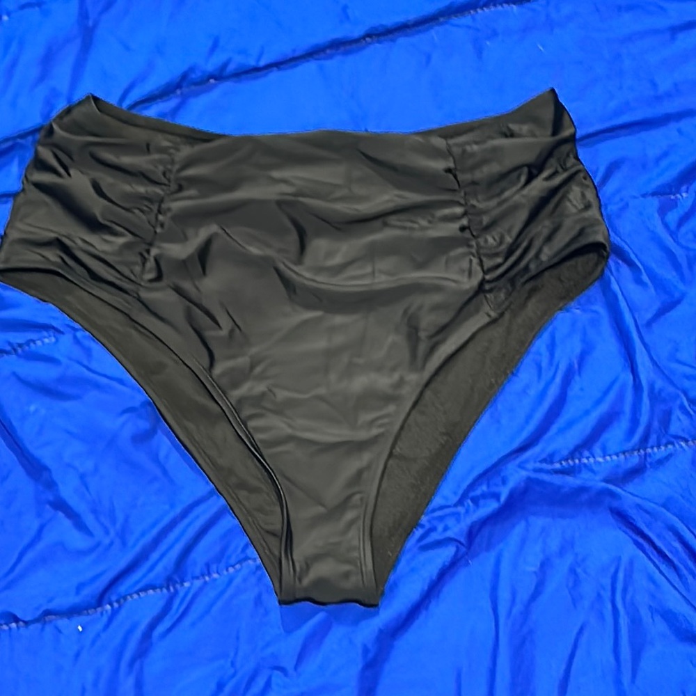 Black High-Waisted Bikini Bottom